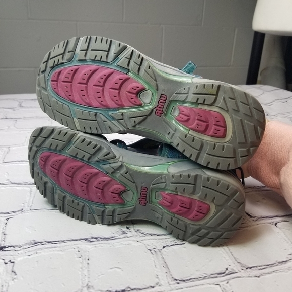 Ahnu Lagunitas teal hiking water shoes - Picture 6 of 13